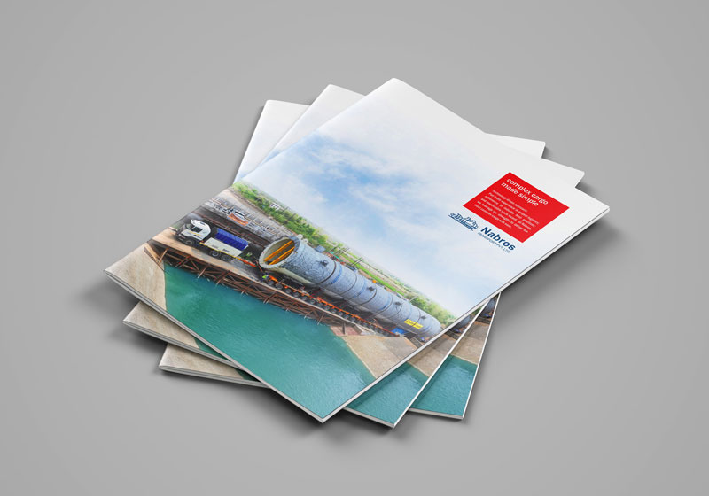 Brochure design for a logistics company