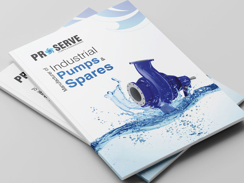 Brochure for a pump manufacturing engineering company 2