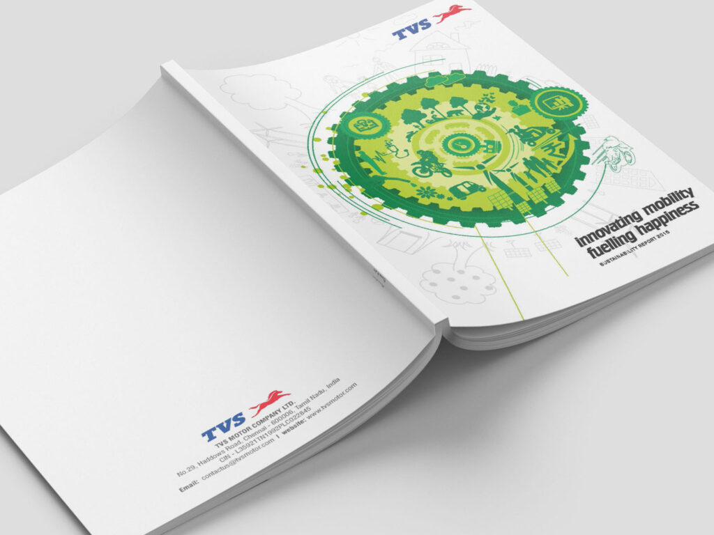 TVS Motor Company Corproate Sustainability Report 2015 Cover