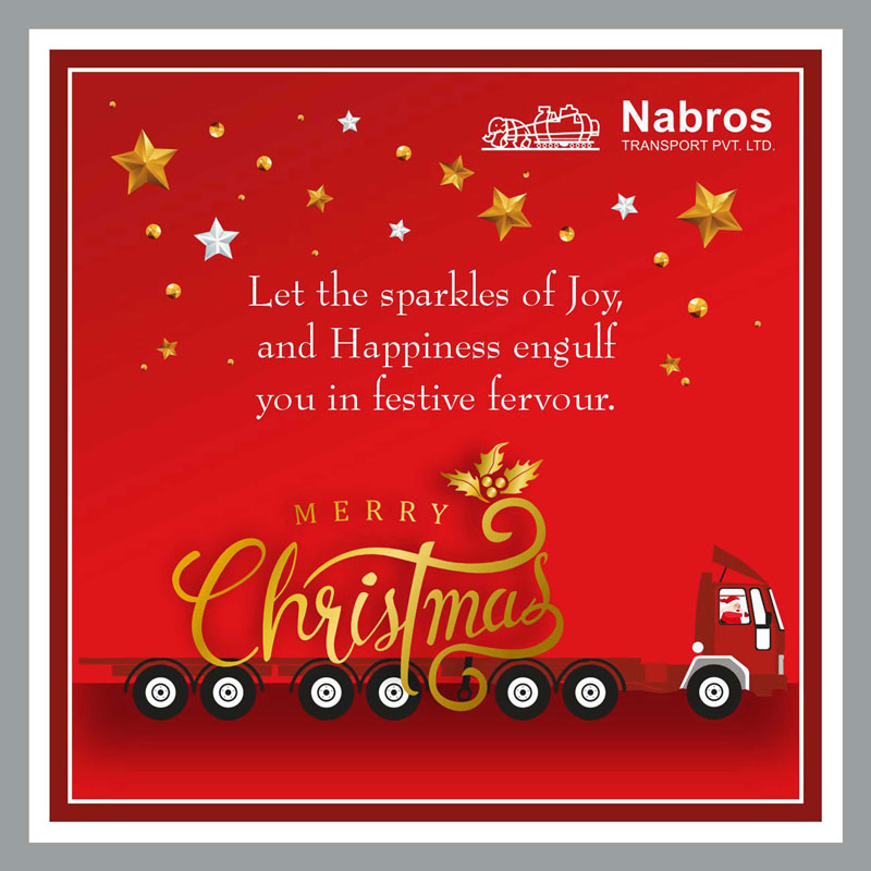 Social Media Christmas message design